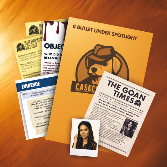 CASE: BULLET UNDER SPOTLIGHT